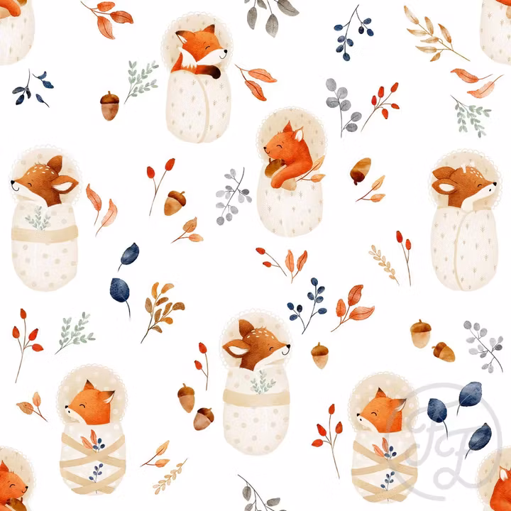 OD- Woodland Babies White Small