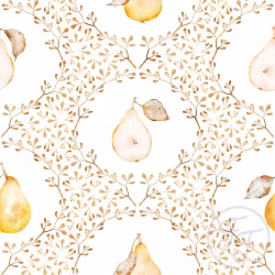 OD- Pear Damask White