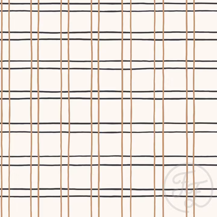 OD- Spooky Plaid Cream Tan