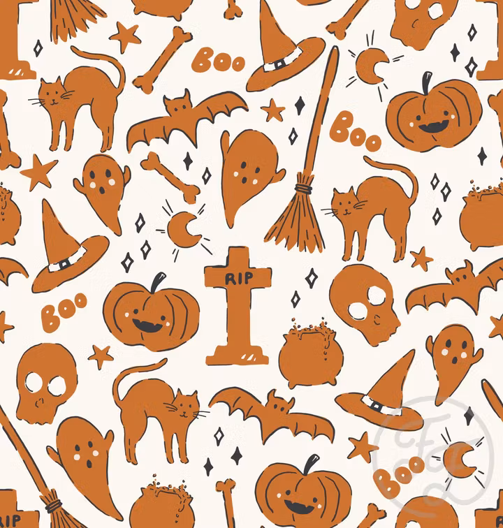 OD- Spooky Mix Plain Marmalade Orange