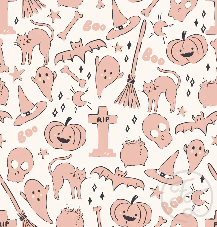 OD- Spooky Mix Plain Peach Pink