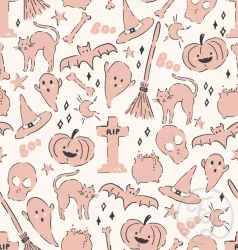 OD- Spooky Mix Plain Peach Pink