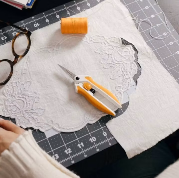 Fiskars stoff-  sysaks 15 cm med microtupp