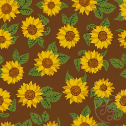 OD- Sunflower Field in Otter Brown