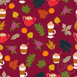 OD- Hot Chocolate Mug in Wine Red