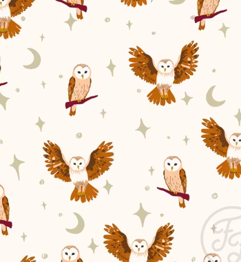 Owls in white jersey