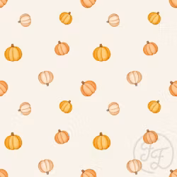 OD- Pumpkin Tossed Ecru Mini