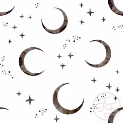 OD- Black Moon and Stars White