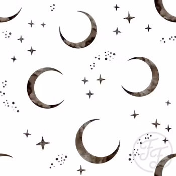 OD- Black Moon and Stars White