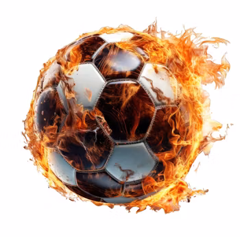 Brennende fotball DTF