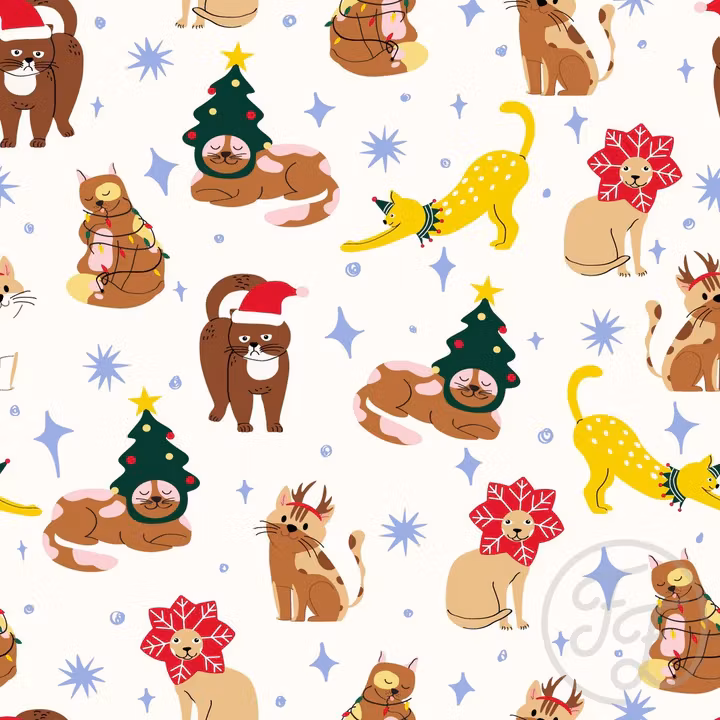 OD- Meowy Christmas in Ceramic