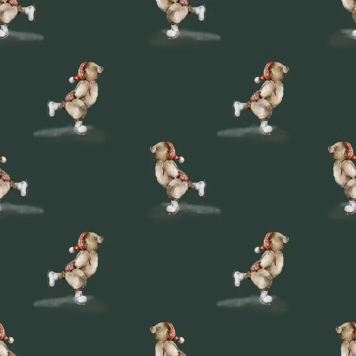 OD- Skating Bears Wintergreen