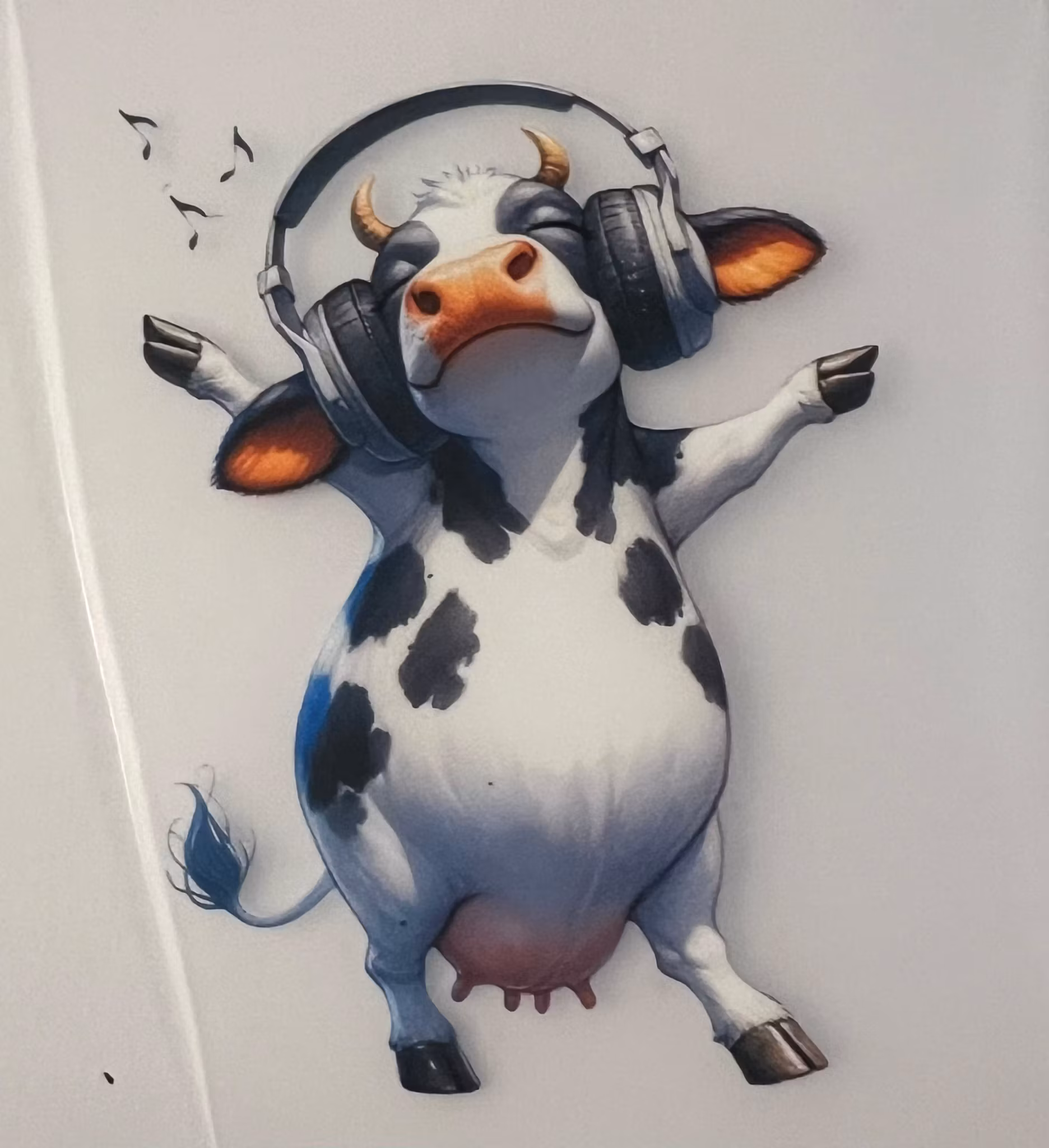 DTF happy cow