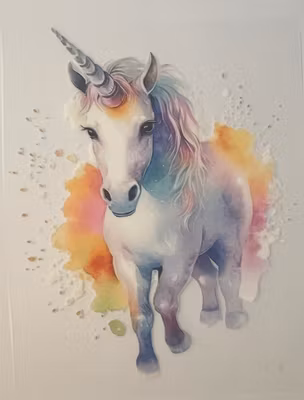 DTF hel enhjørning nr 1