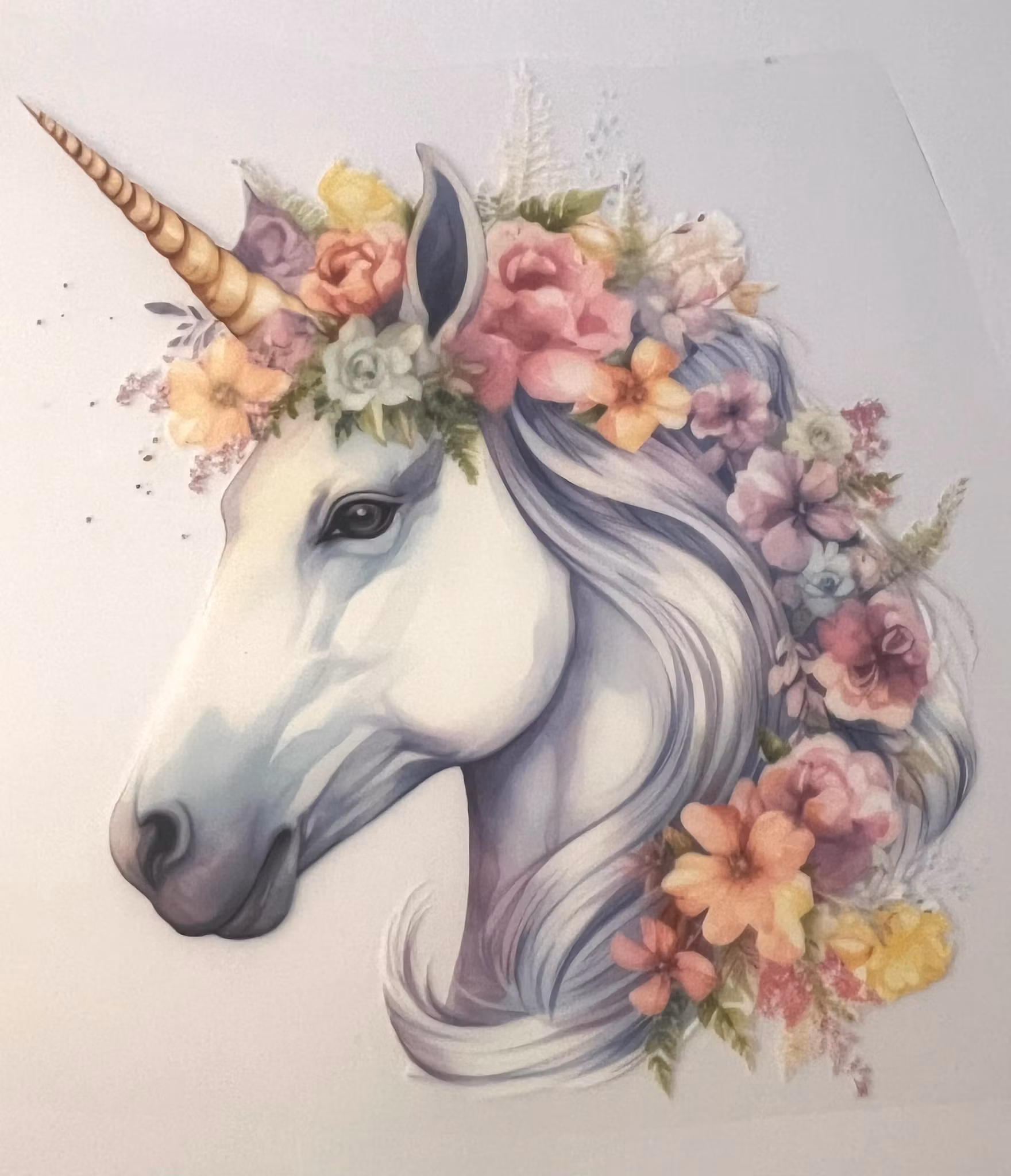 DTF enhjørninghode nr 3