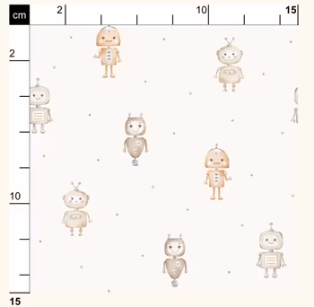 OD- Robots Small Offwhite