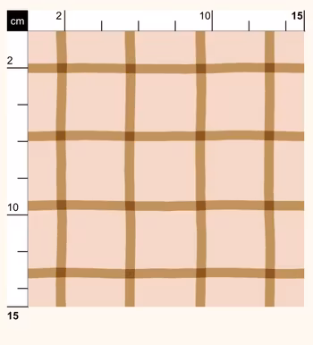 OD- Windowpane Check Ocre on Pink