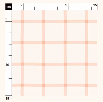 OD- Windowpane Check Soft Pink on Cream