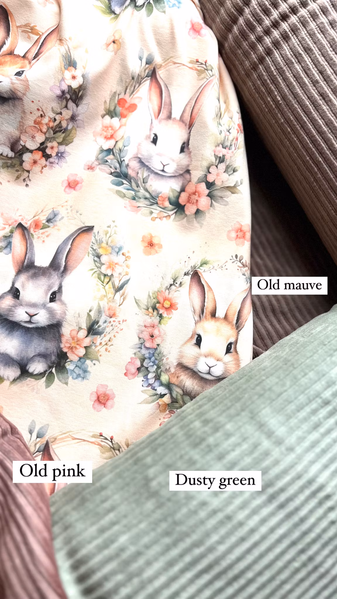 Søte nostalgiske kaniner jersey