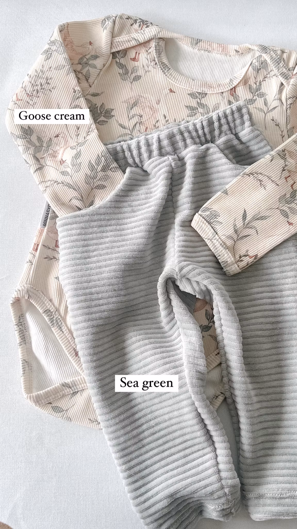 Goose cream ribbjersey