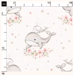 OD- Whale and Baby Offwhite