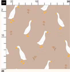 OD- Goose and flower light brown