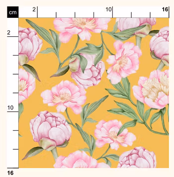 OF- Peony garden yellow