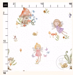Forest Fairies White Brush Jersey
