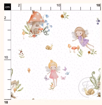Forest Fairies White Brush Jersey