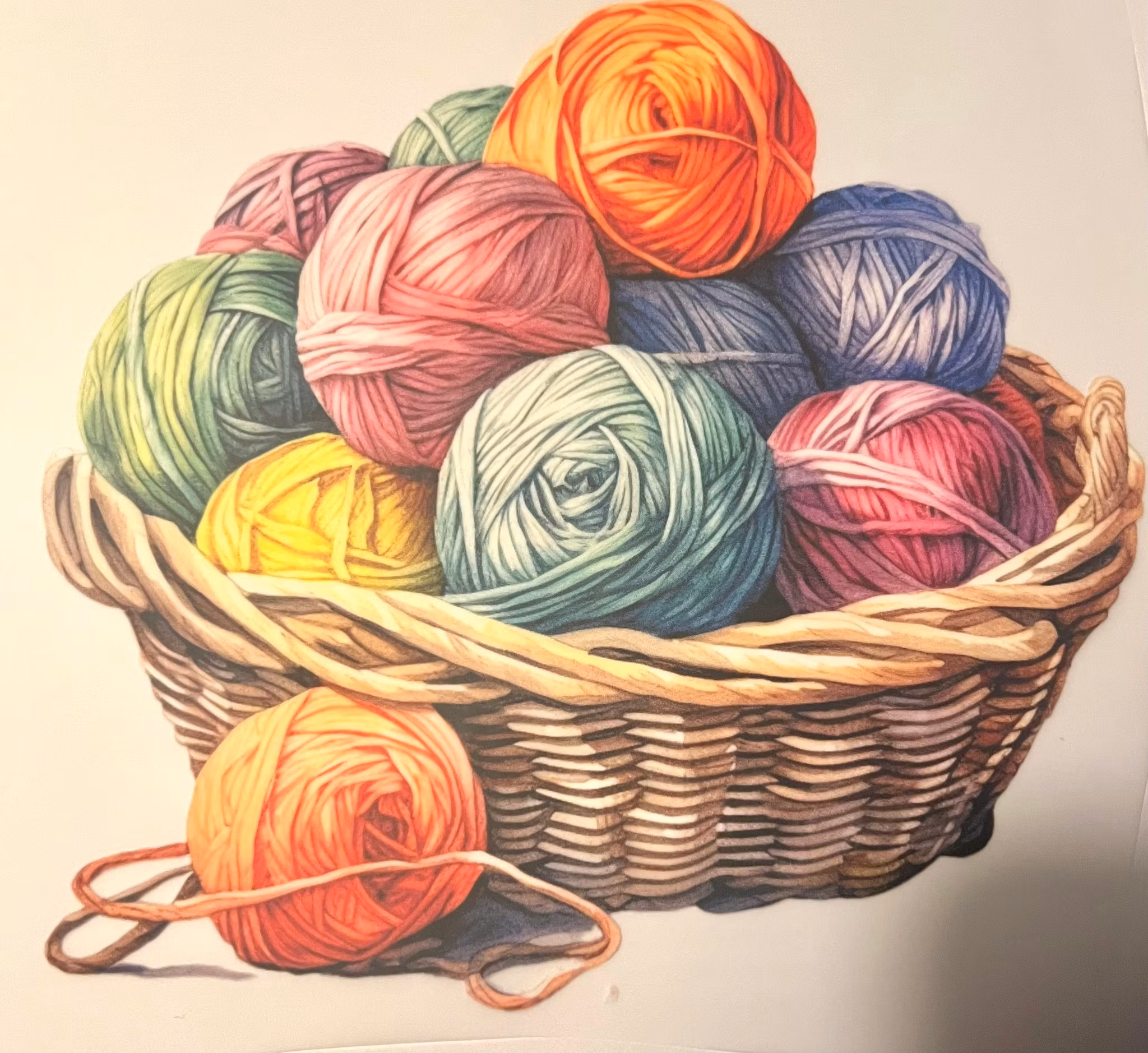 Strykemerke garnkurv  stor nr 1