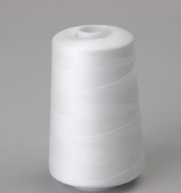 Overlock tråd kremhvit 5000 meter