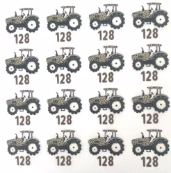 Størrelsesmerker leo traktor 128