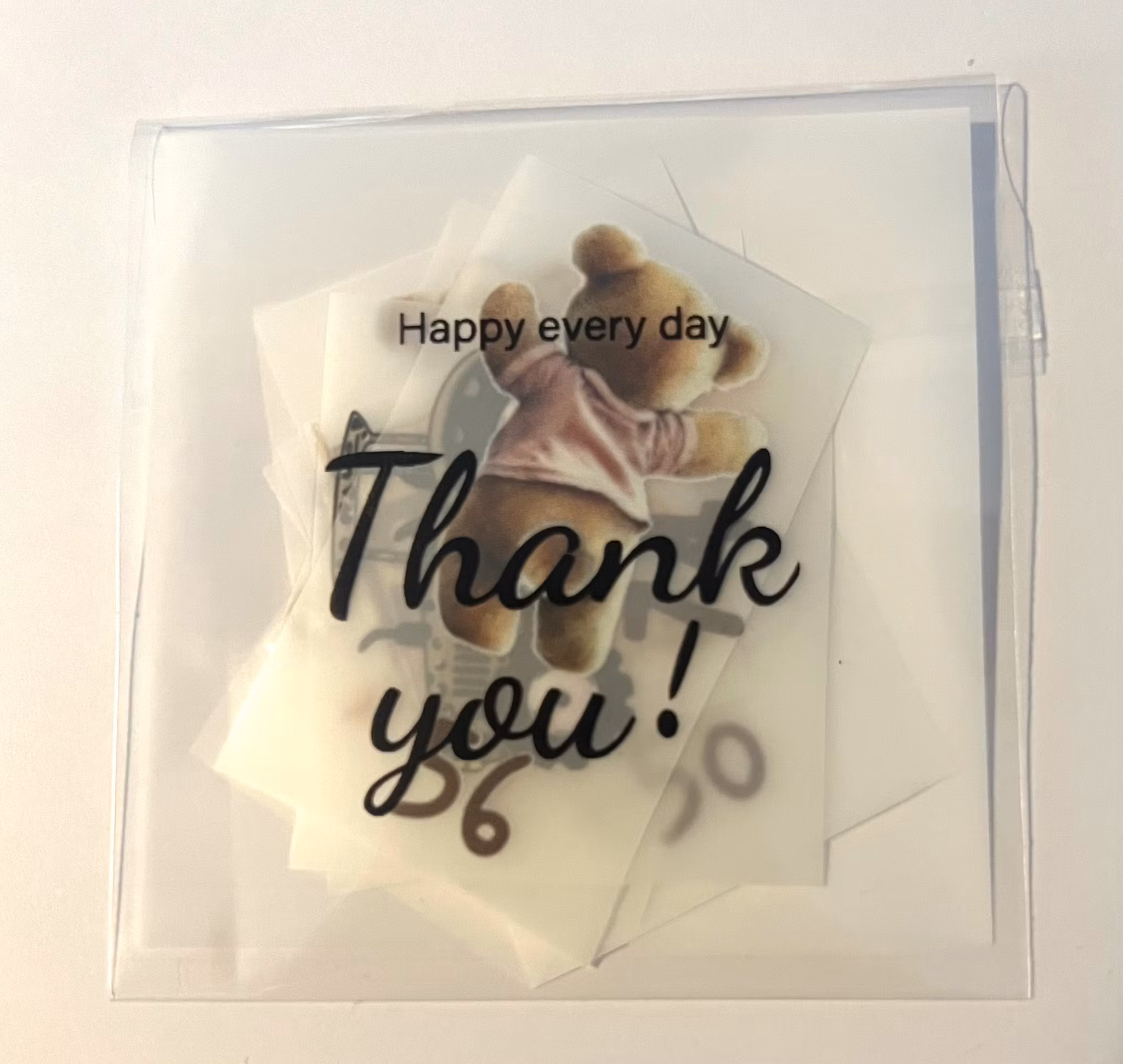 Størrelsesmerker pose små størrelser