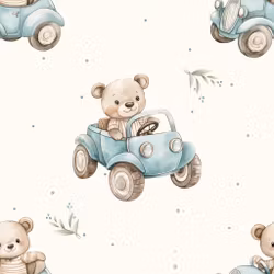 Teddy på biltur jersey