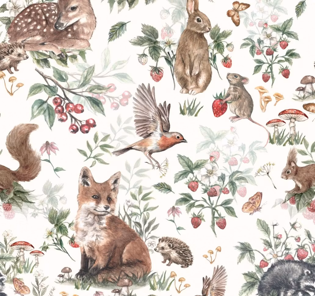 Skogens venner på bærtur