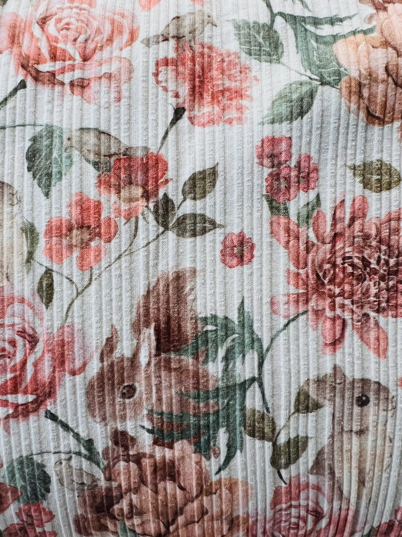 Uregelmessig ribb floral animals