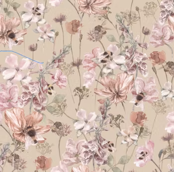 Uregelmessig ribb bumblebee beige