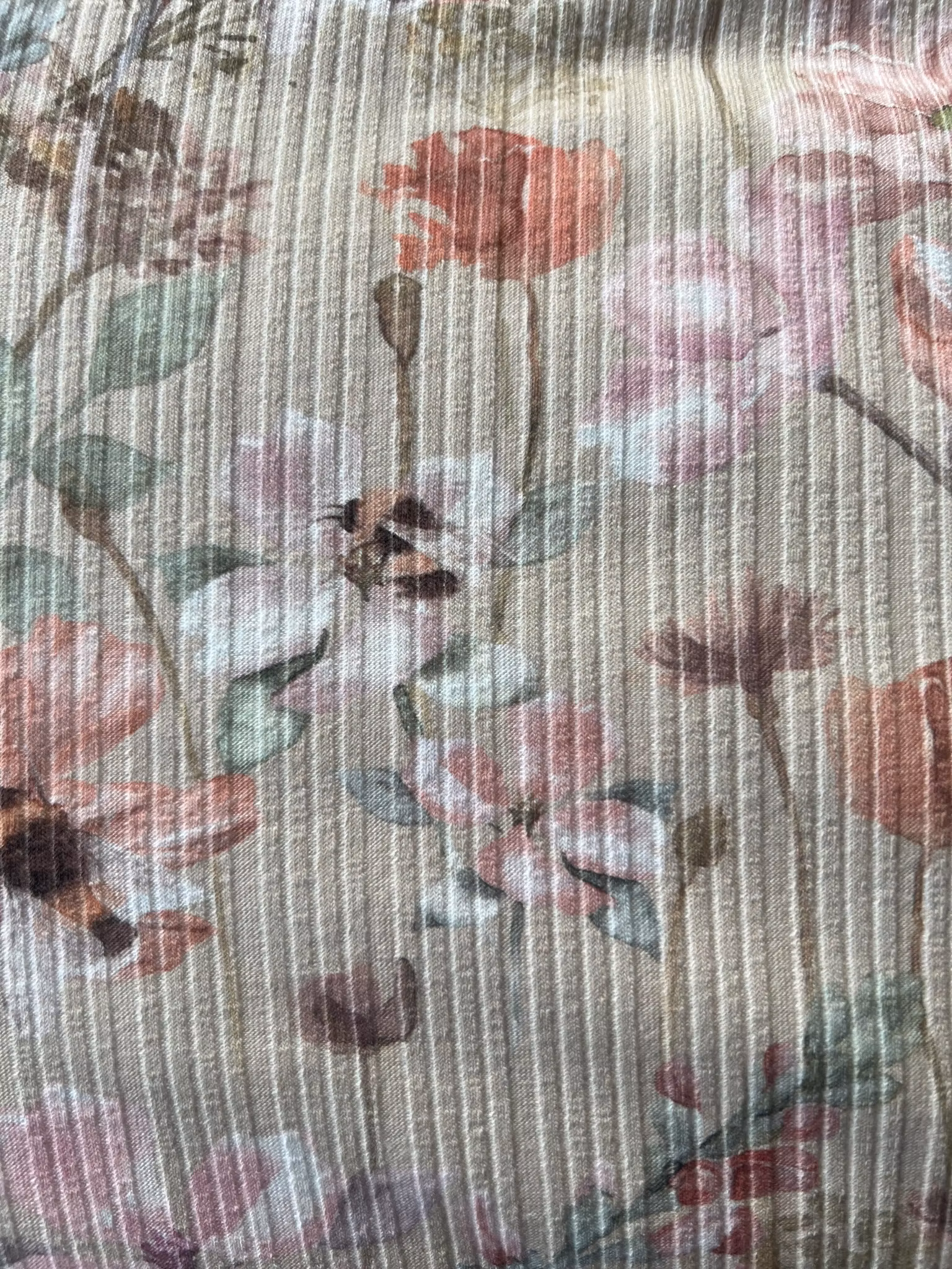 Uregelmessig ribb bumblebee beige