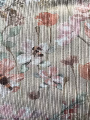 Uregelmessig ribb bumblebee beige