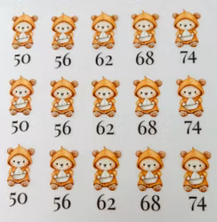 DTF str merke papirbåt