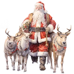 DTF Nisse og reinsdyr