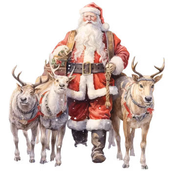 DTF Nisse og reinsdyr