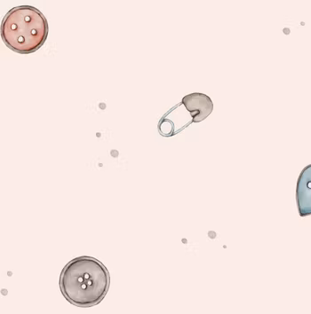 OD - Button Heart Blush Pink