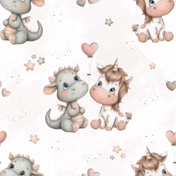 Enhjørning og dino love