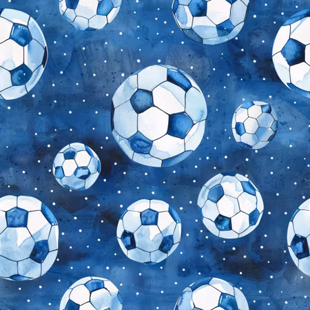 Blå fotball