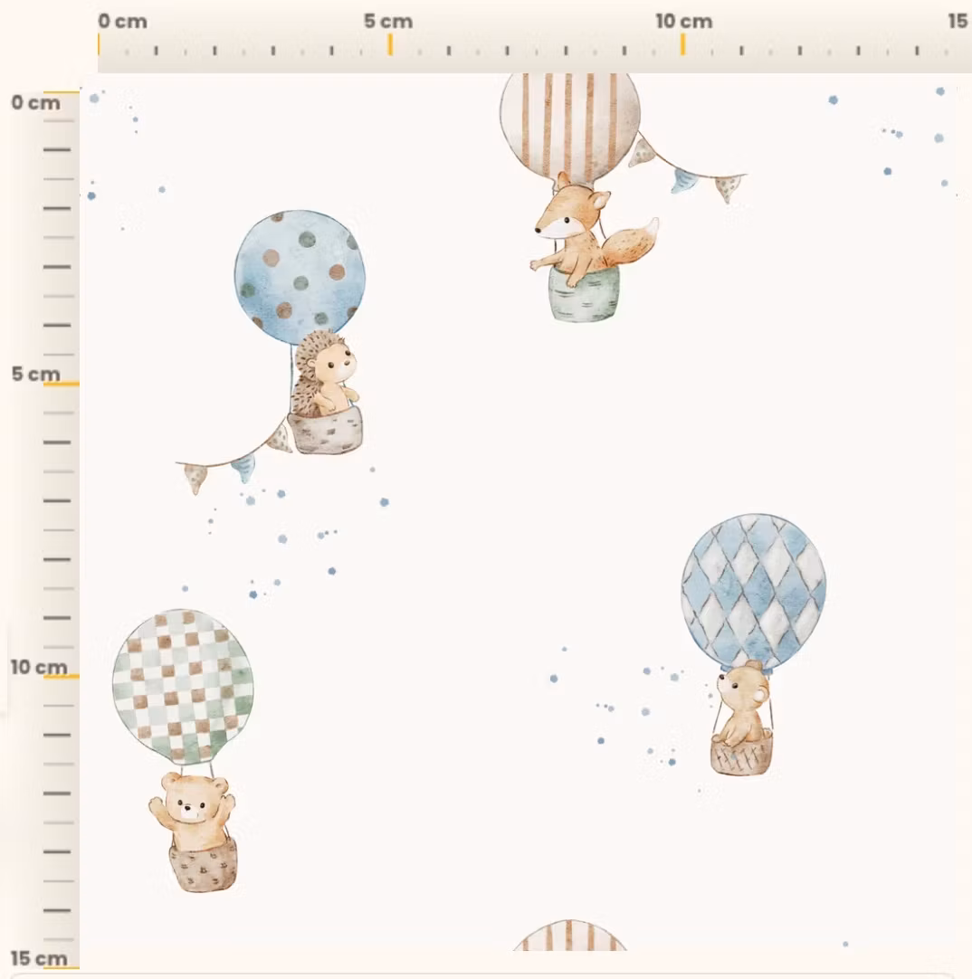 OD- Hot Air Balloons OffWhite THK