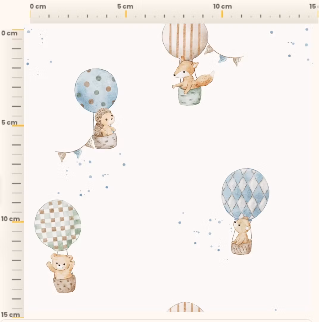 OD- Hot Air Balloons OffWhite THK