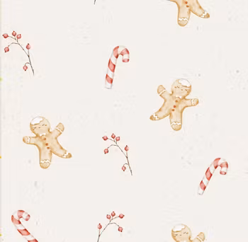 Gingerbread Man and Candy Cane