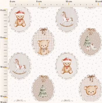 OD- William Teddy Xmas Classic – Off White