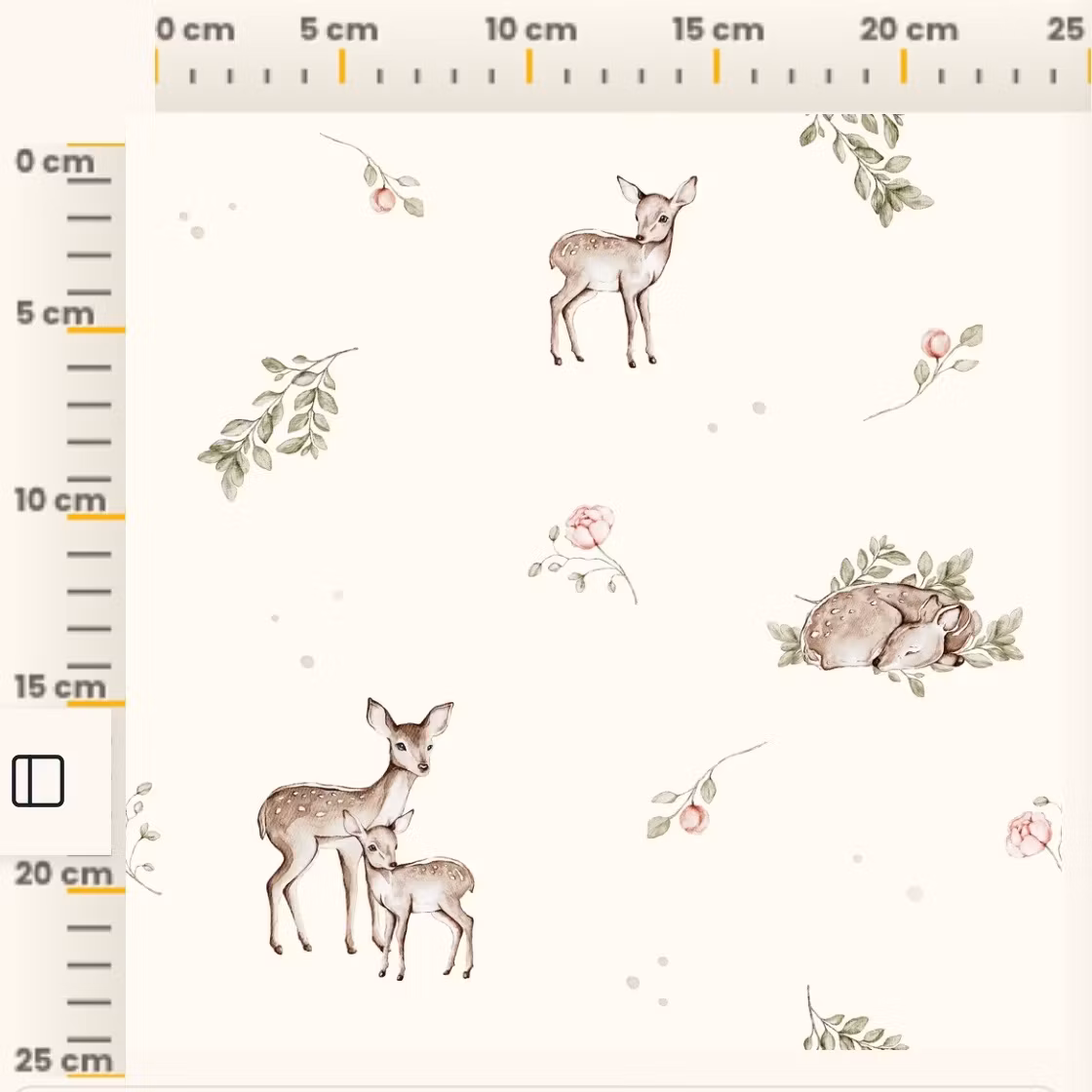 Blossom deer offwhite
